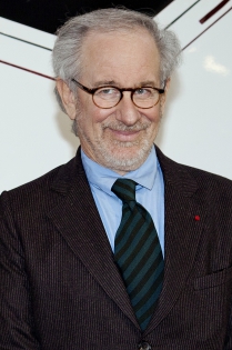  Steven Spielberg attends the inauguration of the train  'TGV Thalys TINTIN' at the Gare du Nord in Paris on th 22nd of October 2011.