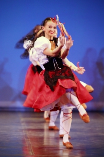  The performance of the Ballet Igor Moïsseïev at the Palais de Congres in Paris. 20.12.11