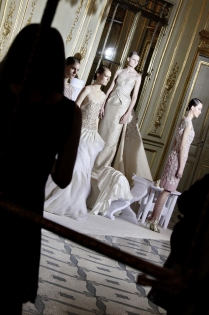  The presentation of Rami Al Ali couture spring-summer 2012 collection at the hotel Le Meurice. Paris .25.01.2012