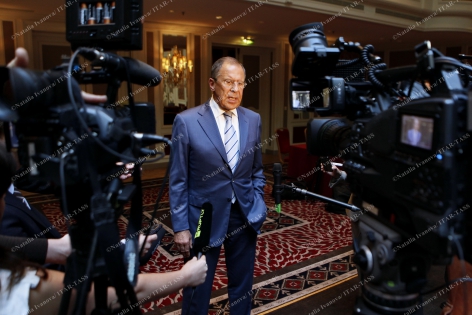  The Minister of Foreign Affairs of Russia Sergey Lavrov